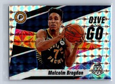 2019-20 Panini Mosaic #14 Malcolm Brogdon Give and Go Mosaic Indiana Pacers