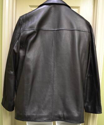 Roundtree & Yorke Hipster Brown Lamb Leather Jacket - A Generous