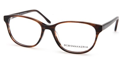 NEW BCBGMAXAZRIA KESSA Brown Horn EYEGLASSES FRAME 54-16-140mm B40mm
