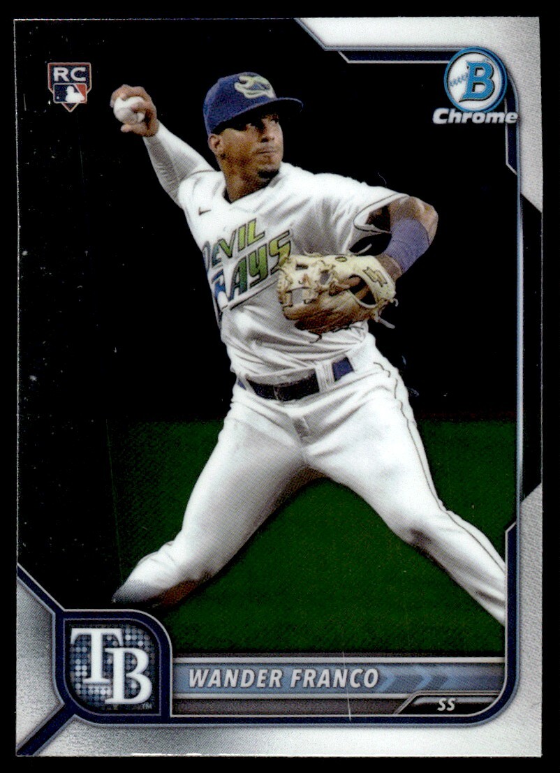 2022 Bowman Chrome Wander Franco Rookie Tampa Bay Rays #10