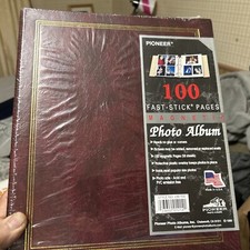 Pioneer Photo Album With 100 Magnetic Pages Photo Safe - NEW SEALED Black