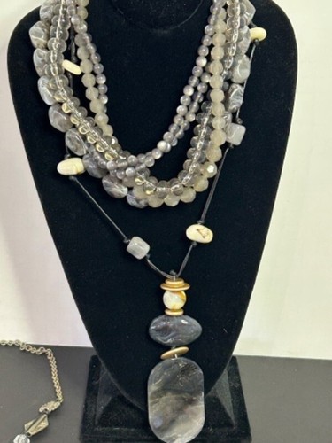 Assorted Collection of Chico's / Banana Republic / Sylca Brand Necklaces - Picture 2 of 9