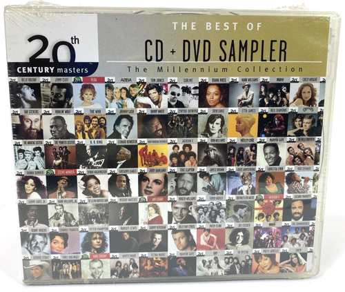 20th CENTURY MASTERS: THE MILLENNIUM COLLECTION CD + DVD Sampler NEW/SEALED!!