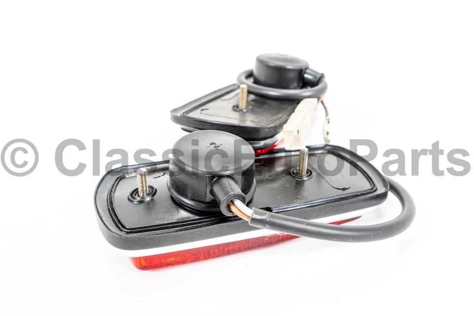 Juego de luces indicadoras laterales rojas traseras especificaciones EE. UU. para BMW E3 Bavaria E6 E9 E10 Foto 4 de 4