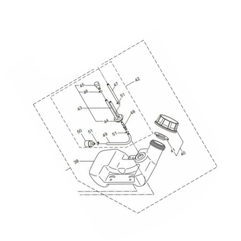 Tanque de combustible Piezas String Trimmer
