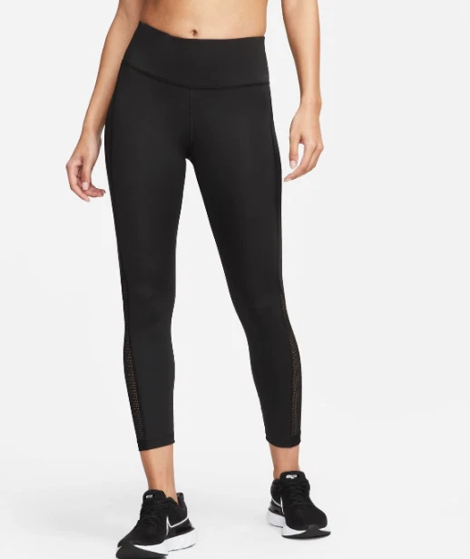 Nike W Fast Leggings Womens Black Size UK 10 REF131 eBay