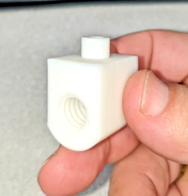 Atlas 10F-19 / Craftsman 10" / 12" Lathe Cross Feed Nut Nylon LH Thread