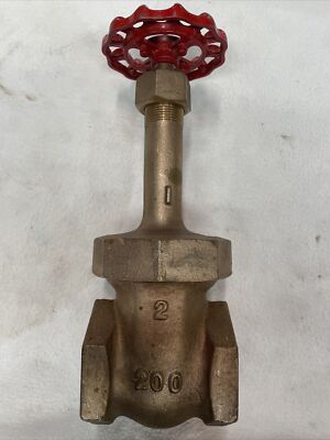 MILWAUKEE 1174, Bronze Gate Valve 2'' Threaded 400 WOG/ 200 S.W.P