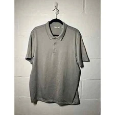 Perry Ellis Portfolio Polo Gray Mens Size Large
