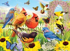 Eurographics Garden Paradise 1000 Piece Jigsaw Puzzle By Greg Giordano