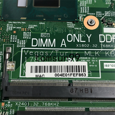 For Dell Inspiron 3576 Motherboard 17841-1 With i3 i5 i7 CPU CN