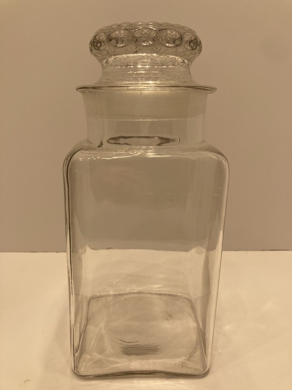 Antique Apothecary Candy Jar Store Counter Display 11".5