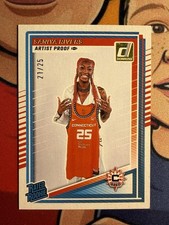 2025 WNBA Donruss Saniya Rivers Artist Proof /25