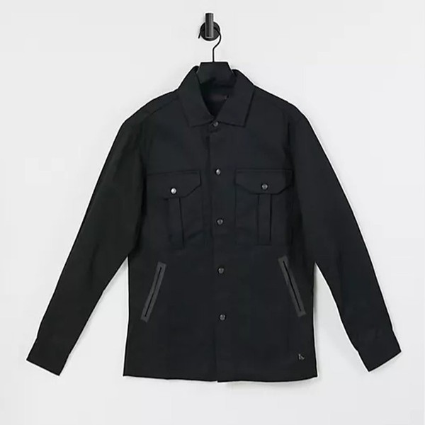 Men Dr. Martens Jacket Black Cotton XS