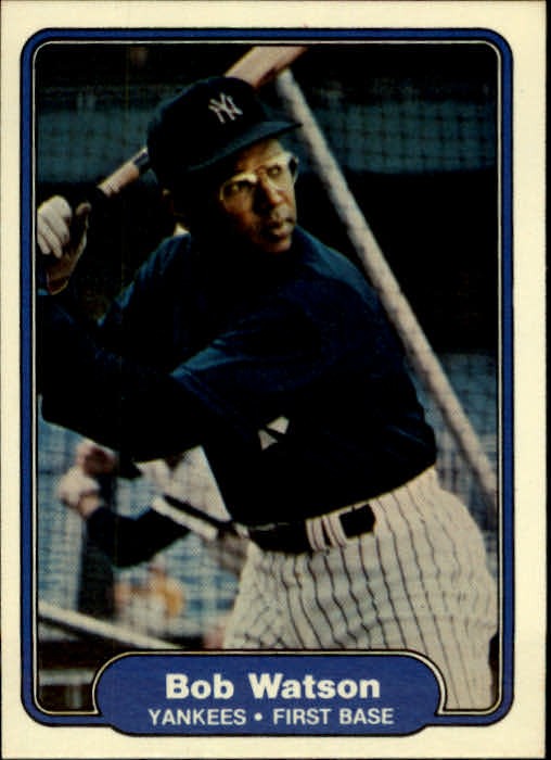 1982 Fleer #54 Bob Watson - BB