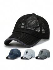 Men's Lightweight Mesh Baseball Cap   Breathable Outdoor Sport Sun Hat