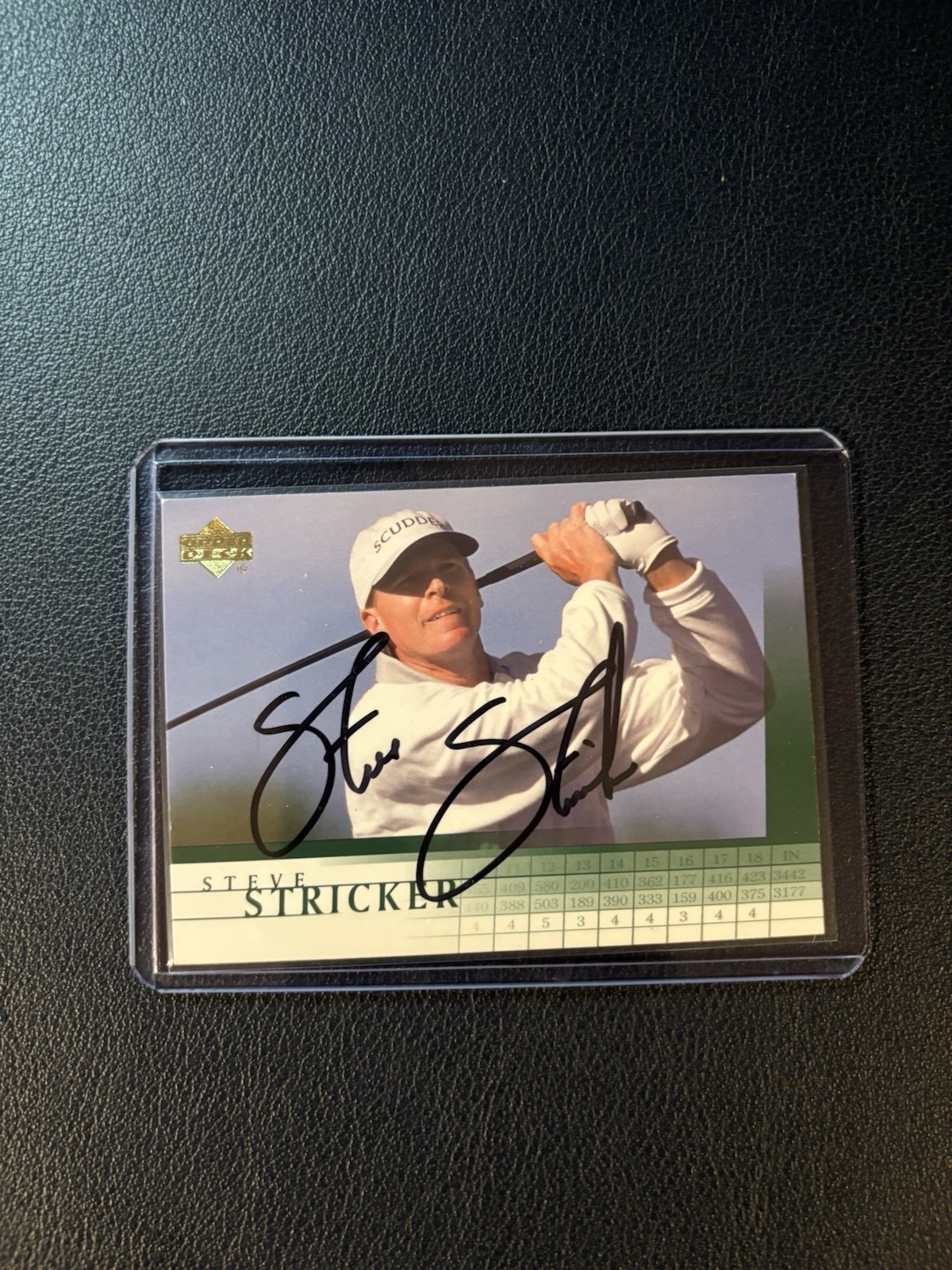 2001 Upper Deck - Steve Stricker #34 (RC) Signed