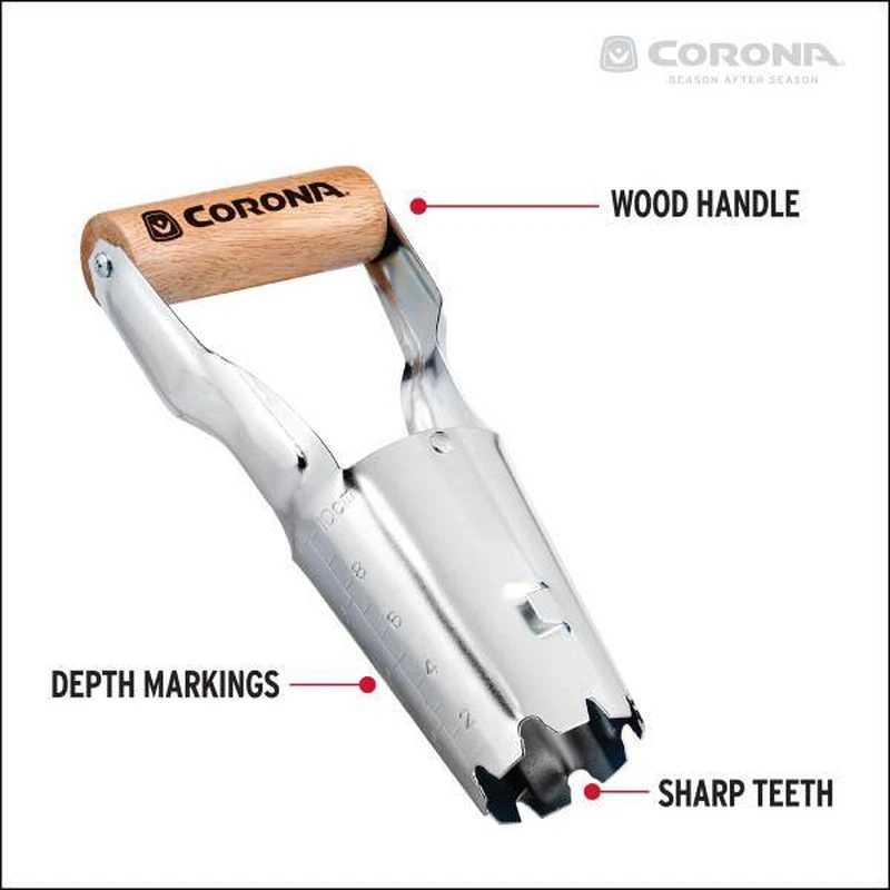 Maceta clásica con mango de madera Foto 3 de 4