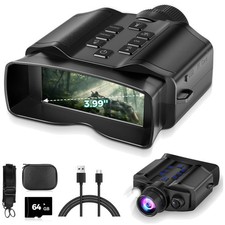 4K Night Vision Goggles with 3.99'' HD Screen  10000mAh Battery for Outdoor Fun