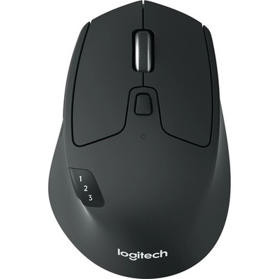 Logitech M720 Triathlon, Maus, optisch, 1000dpi, kabellos, 8 Tasten, schwarz #4