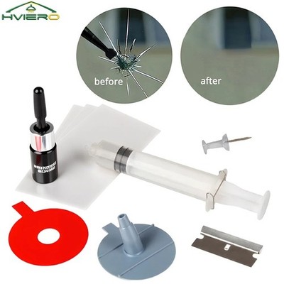 Car Windshield Repair Kit Resin Glass Crack Chip Scratch Windscreen Tool