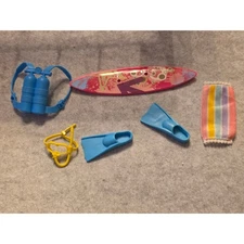 Barbie swimming ocean accessories