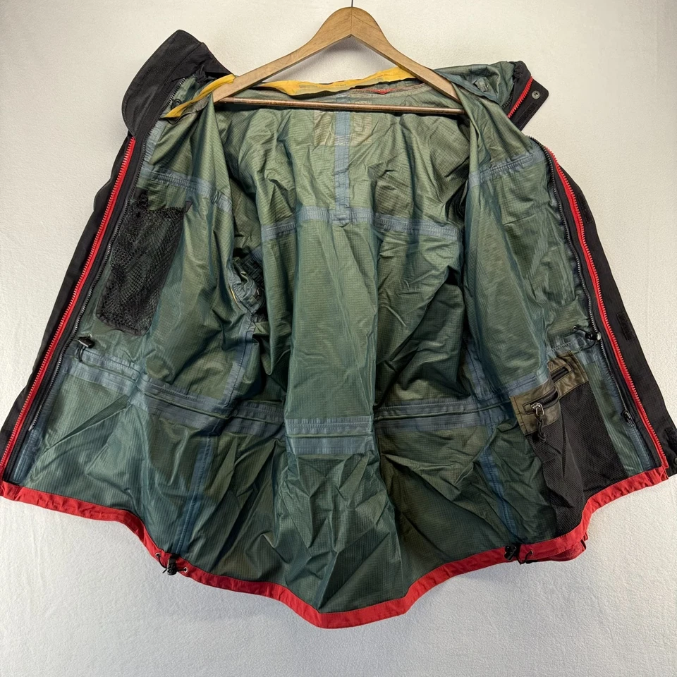 Chaqueta LL Bean Para Hombre XL Roja Goretex Todas las Condiciones Cremallera Con Capucha De Colección Nylon y2k Foto 2 de 4