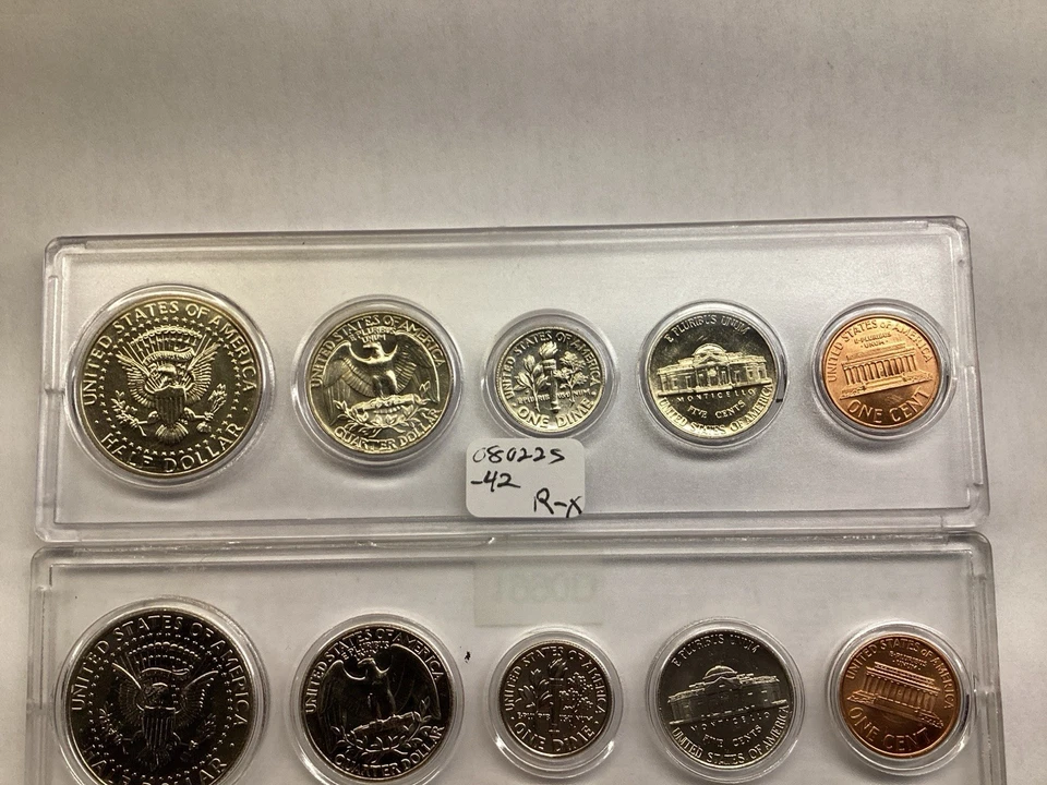 1990 P&D US Mint Uncirculated 2 Set in Whitman Holders 10 Coins 080225 42d - Image 4 of 4