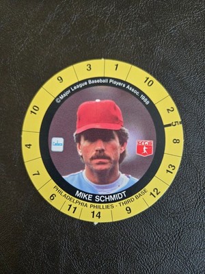 MIKE SCHMIDT 1989 CADACO BASEBALL PLAYER DISCS #NNO PHILADELPHIA PHILLIES