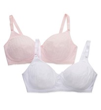 Fruit Of The Loom 96248A Fiber Fill Wirefree Bra - 2 Pack