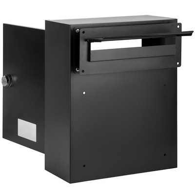 Through The Door Drop Box, 16.5 x 12.5 x 6 Mail Slots for Doors, Adjustable Chut