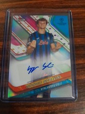 GIORGIO SCALVINI 2024/25 TOPPS FINEST BASE CARD AUTO VARIATION UEFA CLUB COMP