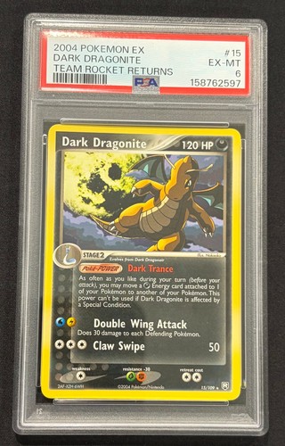 Dark Dragonite graded PSA 6 for sale on eBay