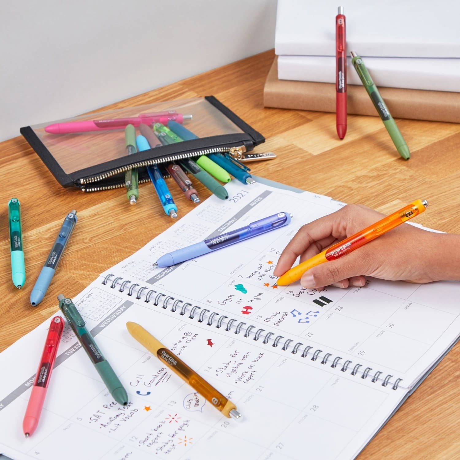 Paper Mate InkJoy Gel Pens, Medium Point (0.7 mm), Assorted Colors, 10 Count