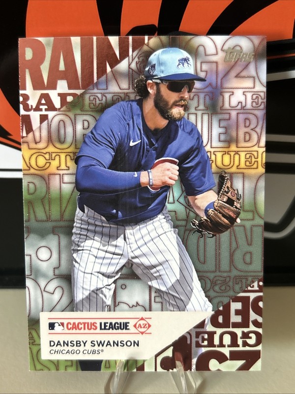 2025 Topps Dansby Swanson Training Grounds #TG-24 Cubs