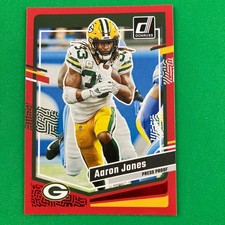 Aaron Jones 2023 Donruss Red Press Proof #105 Green Bay Packers