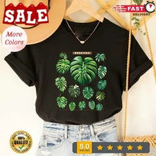 Monstera Shirt Plant Mama Shirt Botanical Shirt Plant Lover Gift Gardener Shirt