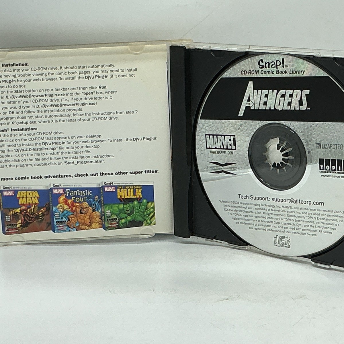 MARVEL COMICS CD-ROM Lot of 3: Incredible Hulk, Avengers, & X-Men