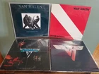 Van Halen Vinyl Record Lot of 4 Albums Resleeved Outer and Inner Clean Shiny