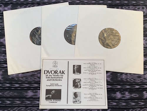 LP Lot NM Dvorak Talich Serenades All The Works For Cello Violin Piano Concerto - Picture 5 of 6