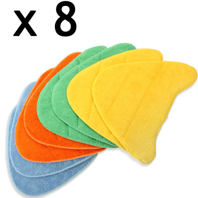 8 Reinigungsbezüge Pads für VAX Total Home Master 2 in 1 Dampfreiniger Bodenwischer