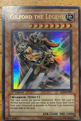 Yugioh - Gilford The Legend, Ultra Rare, 1st Edition SD5-EN001 NM