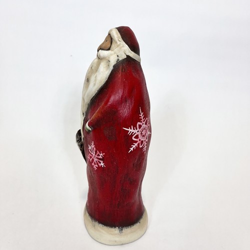 Midwest Of Cannon Falls Santa Claus With Metal Large Heart And Bell 9" Tall - Picture 3 of 7