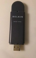 Belkin N F5D7050B Wireless USB Adapter Wi-Fi Network
