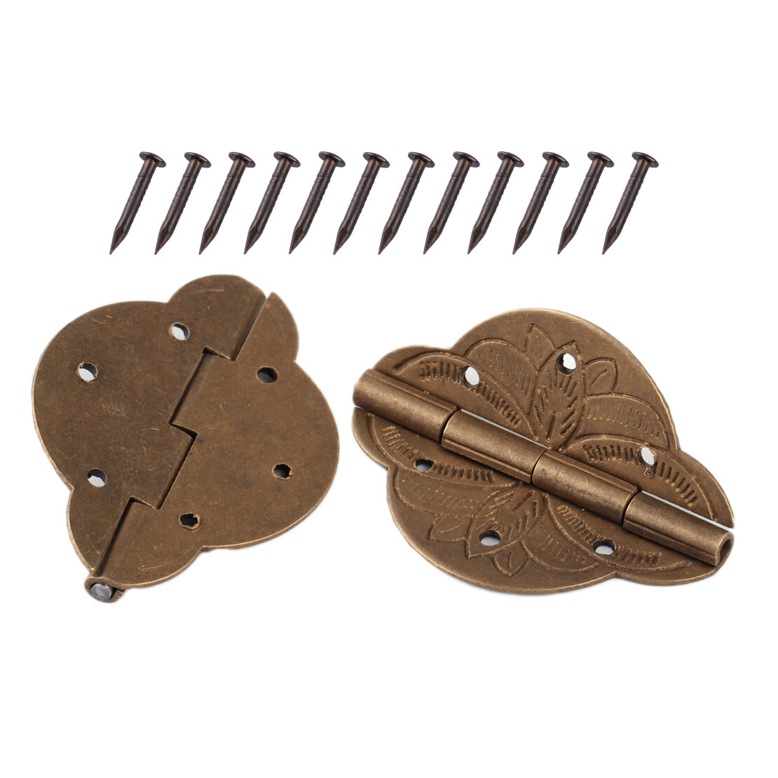 2 Stück Truhen Scharniere Aus Legierung - Leise Schließend 0-110° Mit Montagezubehör