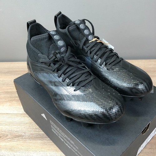 adidas adizero Impact Black Football Cleats Shoes IF2433 Men's Size 9 NIB - Picture 4 of 13