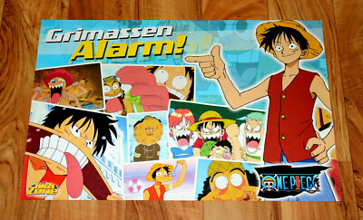 One Piece Manga Anime Pokemon Characters Very Rare Small Poster 42x28cm Ebay