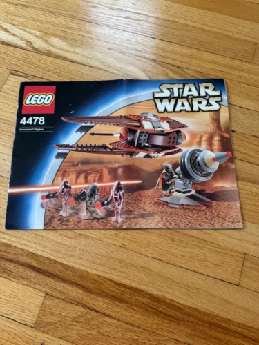 Lego Star Wars (4478) Geonosian Fighter Instruction Booklet Only