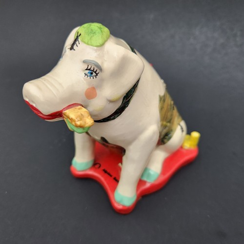 Alpine Bank Colorado Mascot Piggy bank coin Pig PIGNIC 78 0f 250 SIGNED - Picture 8 of 13