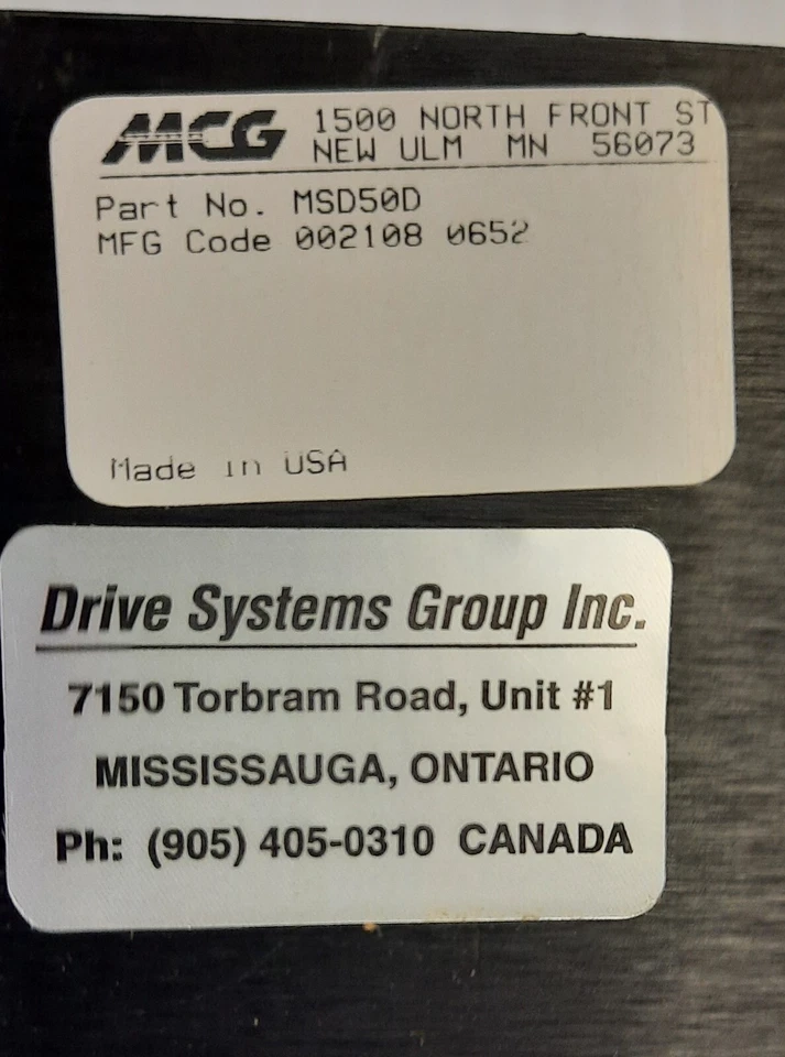 MCG MSD50D Microstepping Drive - Image 3 of 4